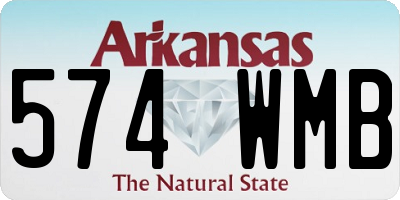 AR license plate 574WMB