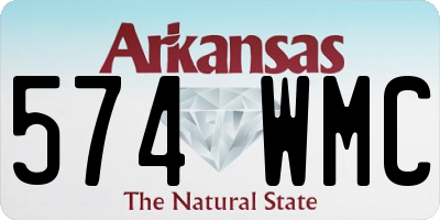 AR license plate 574WMC
