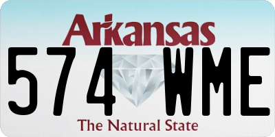 AR license plate 574WME