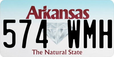 AR license plate 574WMH