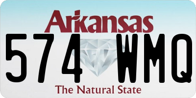 AR license plate 574WMQ
