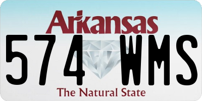 AR license plate 574WMS