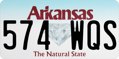 AR license plate 574WQS