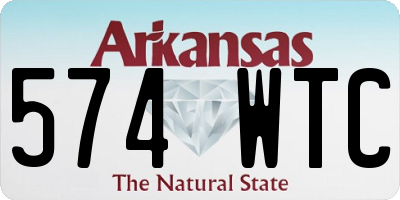 AR license plate 574WTC