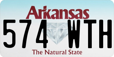 AR license plate 574WTH