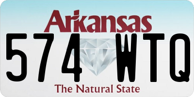 AR license plate 574WTQ