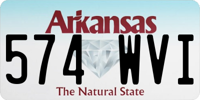 AR license plate 574WVI