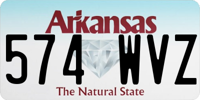 AR license plate 574WVZ