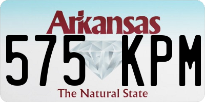 AR license plate 575KPM