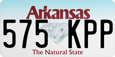 AR license plate 575KPP