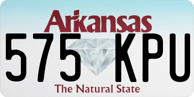 AR license plate 575KPU