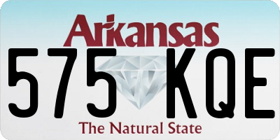 AR license plate 575KQE