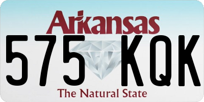 AR license plate 575KQK