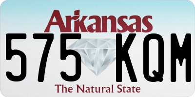 AR license plate 575KQM