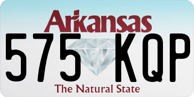AR license plate 575KQP