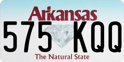 AR license plate 575KQQ