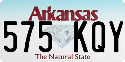 AR license plate 575KQY