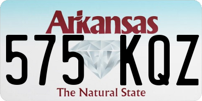 AR license plate 575KQZ