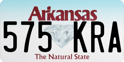 AR license plate 575KRA
