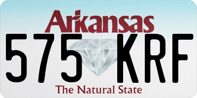 AR license plate 575KRF