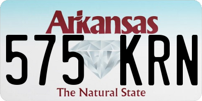 AR license plate 575KRN
