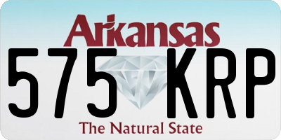AR license plate 575KRP