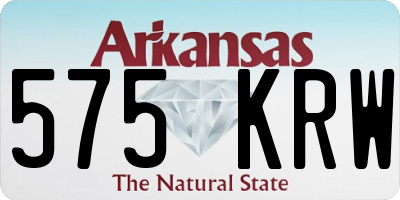 AR license plate 575KRW