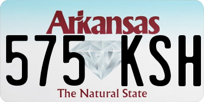 AR license plate 575KSH