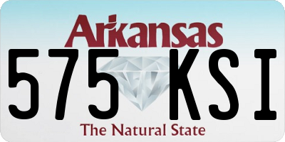 AR license plate 575KSI