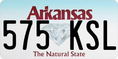 AR license plate 575KSL