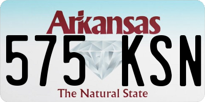 AR license plate 575KSN