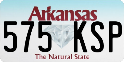 AR license plate 575KSP