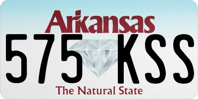 AR license plate 575KSS