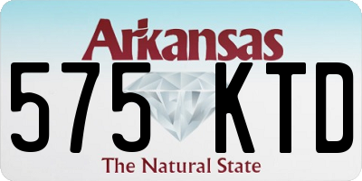 AR license plate 575KTD