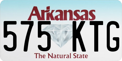 AR license plate 575KTG