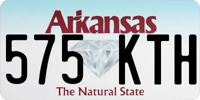 AR license plate 575KTH