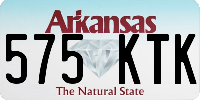 AR license plate 575KTK