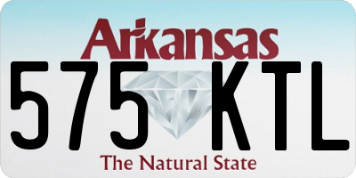 AR license plate 575KTL
