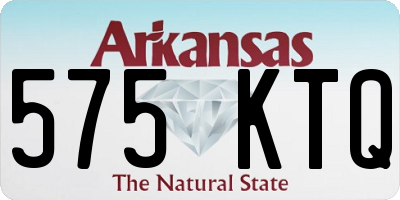 AR license plate 575KTQ