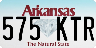 AR license plate 575KTR
