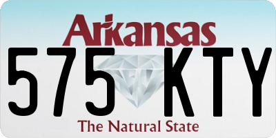 AR license plate 575KTY