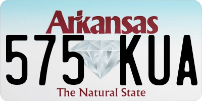 AR license plate 575KUA