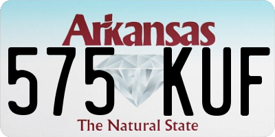 AR license plate 575KUF