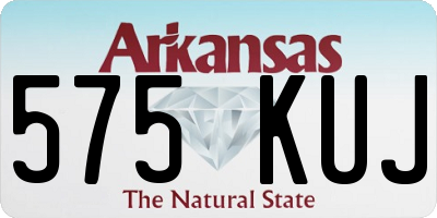 AR license plate 575KUJ