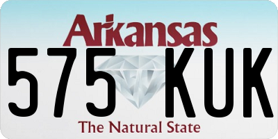 AR license plate 575KUK