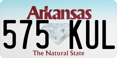 AR license plate 575KUL