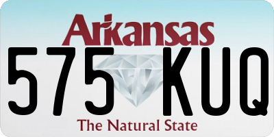 AR license plate 575KUQ