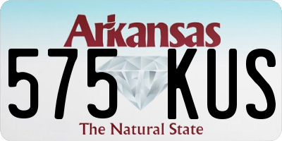 AR license plate 575KUS