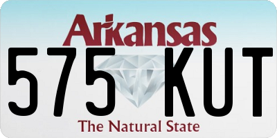 AR license plate 575KUT