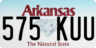 AR license plate 575KUU
